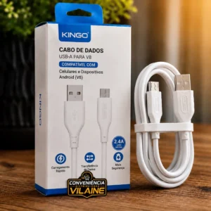 Cabo Android USB para V8
